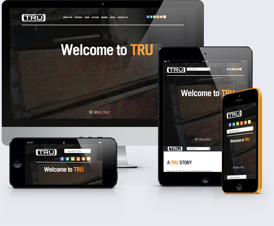 TRU Events Responsive Design